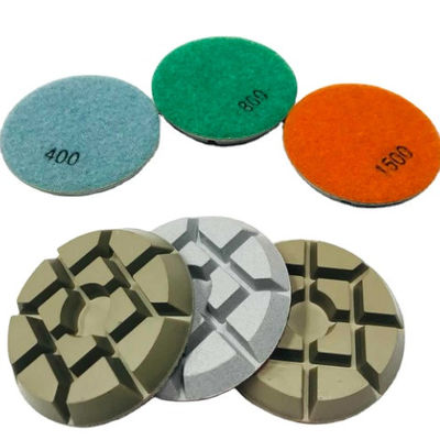 3 pouces Diamond Polishing Pads For Concrete sec