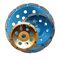roue simple de tasse de rangée de diamant simple de rangée de 105-180mm pour rectifier SGW en pierre et concret