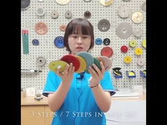 Introduction des tampons de polissage humide