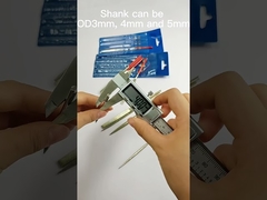 Fichiers diamantés électroplaqués standard durables Longueur du revêtement diamanté 70mm