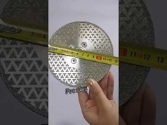 Double Side Dots Electroplated Diamond Tools For Marble / Granite Cutting