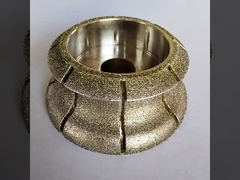 Roues de meulage à profil diamanté électroplaqué de 140 mm à haut rendement