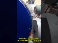 Lames de scie en béton diamanté soudés au laser de 900 mm pour couper le dormeur de béton préfabriqué