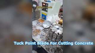 Lame turbo frittée de qualité supérieure de 160 mm pour une coupe professionnelle du béton