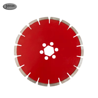 Disque diamanté gravé pour rainurage de chaussée de 10 pouces, lames de scie pour rainurage de béton