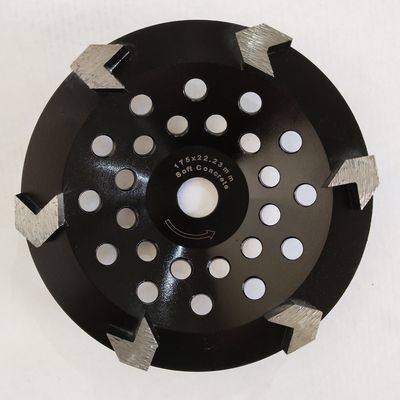 le laser de Concrete Cup Wheel de broyeur d'angle du plancher M14 de 180mm a soudé