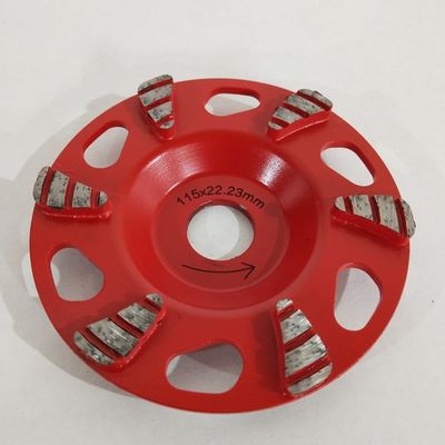 disque de roue de meulage concret de tasse de 4,5&quot; de 115mm pour la broyeur d'angle