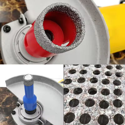 8 10 mm M14 Forage à base de diamant brasé sous vide pour les carreaux de porcelaine