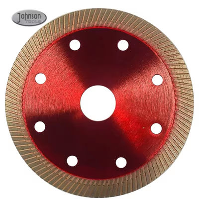 105/110/125 mm Outils de coupe de granit de tuile Disque de coupe de marbre à chaud pressé Sintré Turbo Wave Lames de scie à diamant