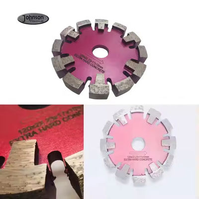 125 mm plancher soudé au laser diamant 17 mm épaisseur segment plancher disque de rainure Tuck Point scie lame