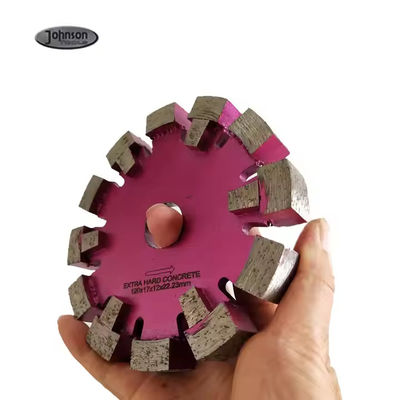 125 mm plancher soudé au laser diamant 17 mm épaisseur segment plancher disque de rainure Tuck Point scie lame