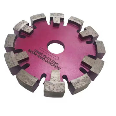 125 mm plancher soudé au laser diamant 17 mm épaisseur segment plancher disque de rainure Tuck Point scie lame