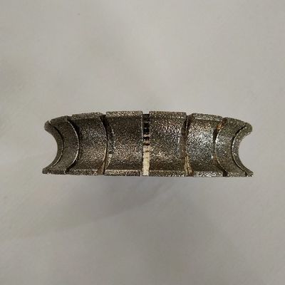 Roues de meulage à profil diamanté électroplaqué de 140 mm à haut rendement