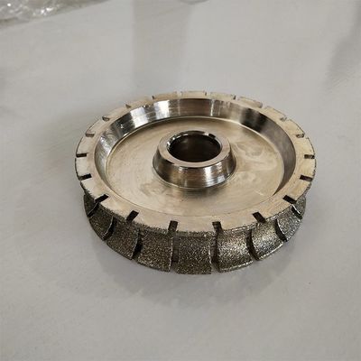 Roues de meulage à profil diamanté électroplaqué de 140 mm à haut rendement