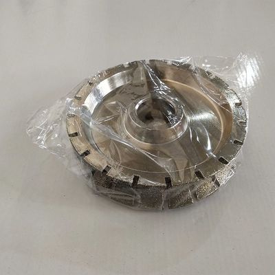 Roues de meulage à profil diamanté électroplaqué de 140 mm à haut rendement