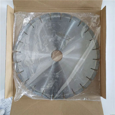 Lames de coupe de pierre de diamant soudés au laser de 300 mm avec fente à clé pour couper le granit