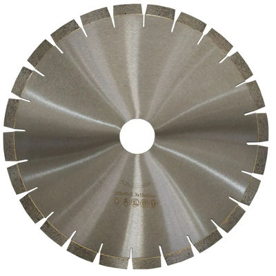 Lames de coupe de pierre de diamant soudés au laser de 300 mm avec fente à clé pour couper le granit