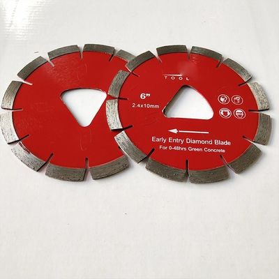 Le béton coupé par Soff concret de lame de diamant d'entrée tôt de 6 pouces scie des lames