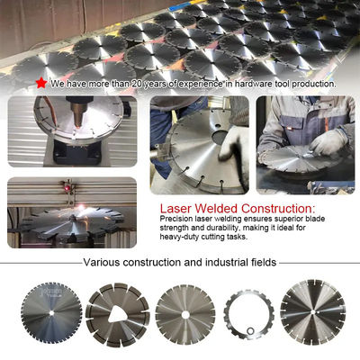 350mm que l'anneau scie la lame pour couper le béton, béton de 14 pouces scie la lame