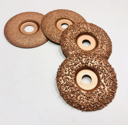 Meule soudée par vide de carbure de tungstène de 4 pouces