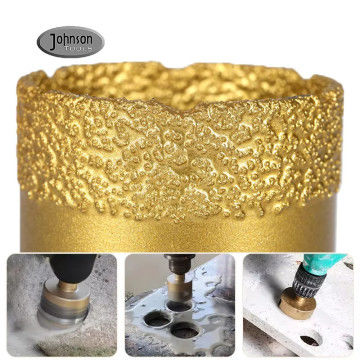 M14 4pcs 72MM a mélangé la vibration zéro sèche de peu de perceuse de noyau de porcelaine