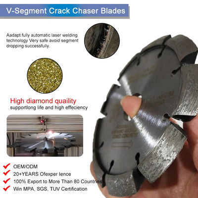 lame de point de repli de diamant de 115mm pour le béton/le bloc/maçonnerie/pierre de brique