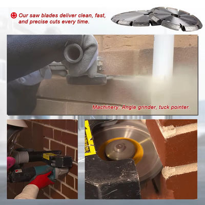 lame de point de repli de diamant de 115mm pour le béton/le bloc/maçonnerie/pierre de brique