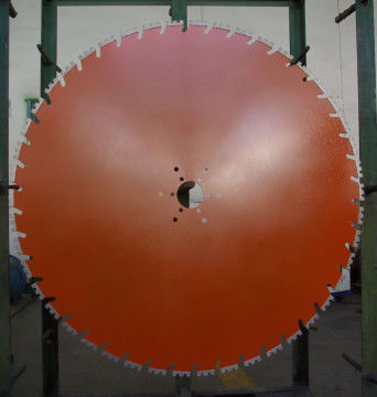 le mur de diamant soudé par laser de 600-1600mm scie des lames sans flux - couper des trous de boulon