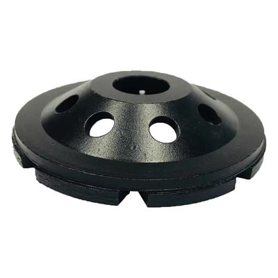 5 meule concrète pour le meulage en pierre, roue simple de tasse de rangée, meulage humide