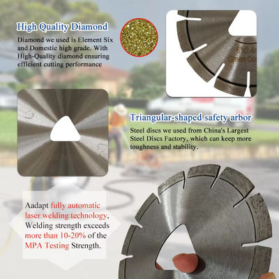 14" béton de diamant de coupe de Soff scie des lames pour couper le béton vert découpé