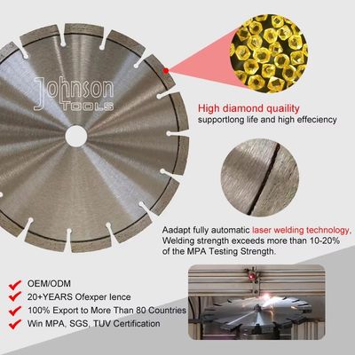 Le laser a soudé la coupe rapide 500mm Diamond Wet Tile Cutter Blade de scie