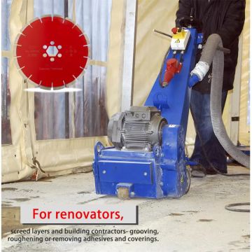 Le béton de diamant de haute précision scie des lames pour le béton cannelant 180mm