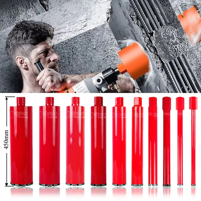 4" peu de noyau soudé par laser pour le béton armé avec des segments de forme du filet