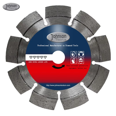 Lames de coupe concrètes de long diamant de la vie 125mm pour la coupe concrète traitée