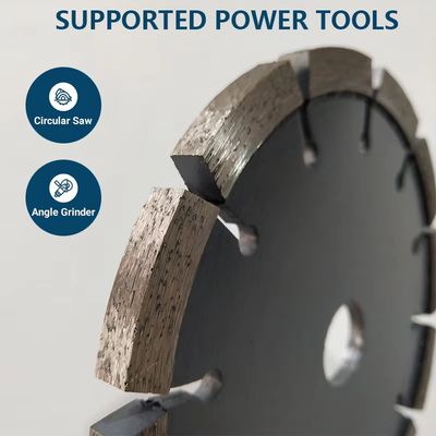 Lames de diamant de point de repli soudées par laser du gigaoctet 105mm pour la coupe matérielle dure