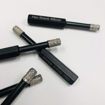 Pièces de perçage à trous en carreaux 6 mm à charnière hexagonale pour porcelaine