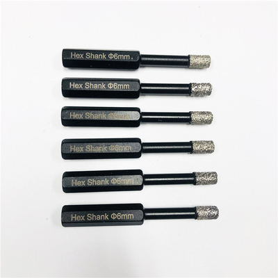 Le vide d'OD 6mm a soudé la tuile de Diamond Core Bits For Porcelain