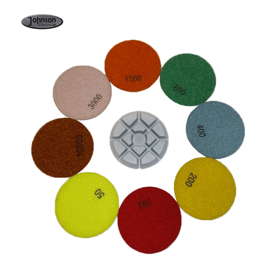 Plancher de Diamond Polishing Pads For Concrete de résine de 4 de pouce outils d'Aggrassive Polihsing