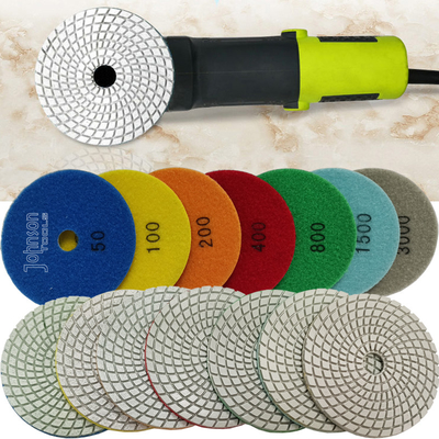 Lien Diamond Stone Wet Polishing Pads de résine avec la taille différente
