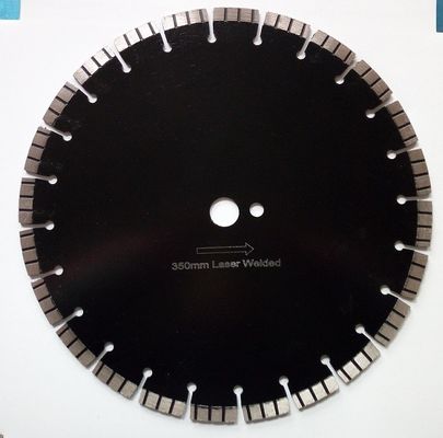 Le diamant de 14 lasers scie des lames avec des segments de Turbo, pour la coupe concrète, épaisseur de 3.2mm