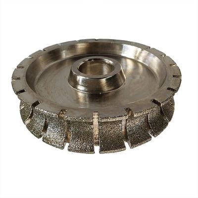 Roues de meulage à profil diamanté électroplaqué de 140 mm à haut rendement