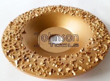 Meule de polissage de carbure de tungstène d'or pour le caoutchouc et le tissu Roughing