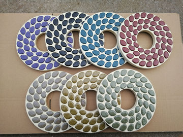 roues de polissage de diamant de feutre de laine de 230mm pour les planchers en béton, paquet de carton