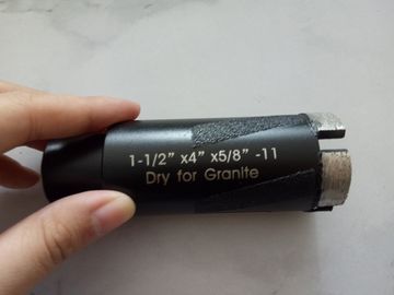 Peu de perceuse sec de noyau de diamant de GV OD 35mm avec souder Rods pour le granit