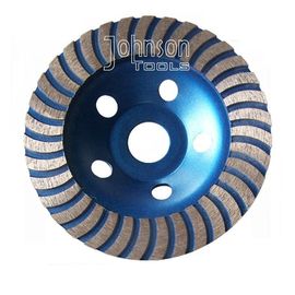 Meule de diamant de pouce 125mm de la tasse 5 de Turbo pour la pierre avec le fil M14