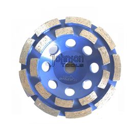 Meule de double diamant de rangée pour le mi béton dur de meulage rapide