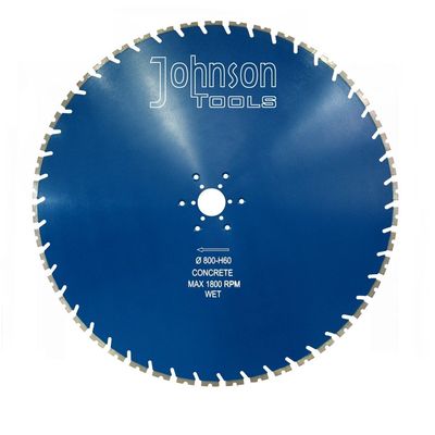 la coupe de 800mm Diamond Wall Saw Blades For a renforcé concret
