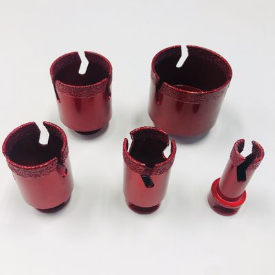 Type soudé par vide peu de perceuse de noyau de porcelaine de 68mm