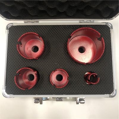 Boîte en aluminium 72mm M14 Diamond Core Drill Bits