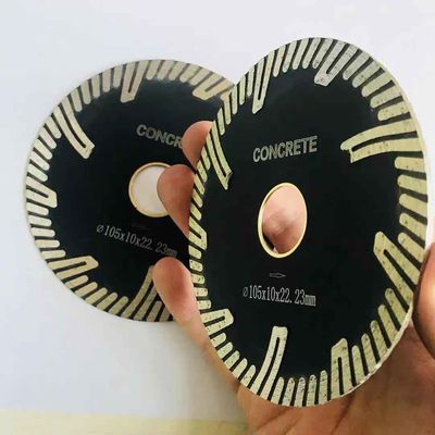 presse chaude de 30CrMo 105mm Turbo Diamond Saw Blades agglomérée pour le béton